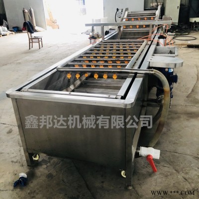 鑫邦达XBD-5000商用蔬菜气泡清洗机 自动辣椒枸杞橘子果蔬清洗设备 净菜加工流水线图6