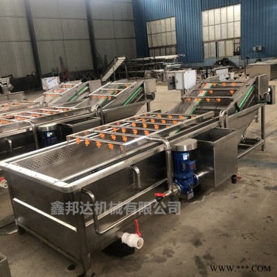 鑫邦达XBD-5000商用蔬菜气泡清洗机 自动辣椒枸杞橘子果蔬清洗设备 净菜加工流水线图4