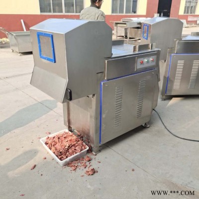 义康QK-200型冻牛肉切块机 香肠加工设备 冻板鸡胸肉切块机图7