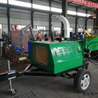 移动木材粉碎机木片加工机器打木片木材破碎机械设备