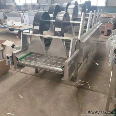 鼎鸿牌FG-3000型平行式风干机 枸杞清洗沥水风干流水线 山楂清洗风干加工设备