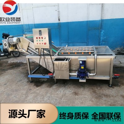 专业制造大小型项目气泡清洗机-山野菜加工设备-全自动气泡清洗机欧业制造图4