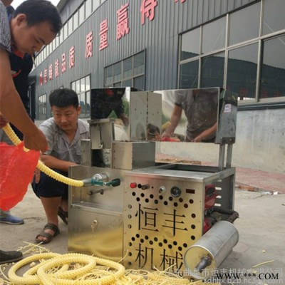 济宁食品膨化机加工厂家 玉米膨化机机器 空心棒的膨化机 机械设备大全图5
