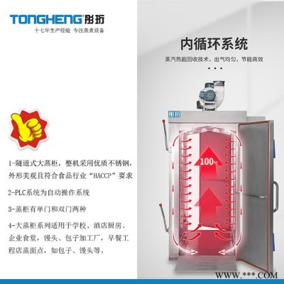 广西大蒸柜 蒸汽蒸箱 食品加工厂 馅料加热设备图4