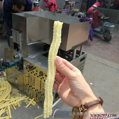 休闲食品加工机器 香酥果机康乐果机  双螺杆膨化机设备 江米棍机器