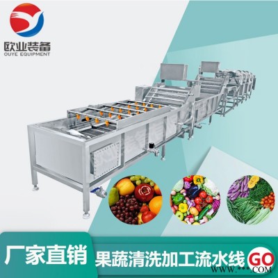 浙江食品机械净菜加工流水线设备果蔬清洗加工流水线气泡清洗机气泡水机器净菜加工流水线果蔬清洗加工流水线厂家