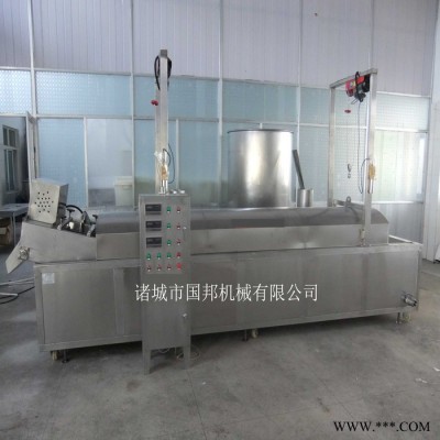 国邦 食品油炸机  蚂蚱酱加工设备 炸鸡流水线 **直销图7
