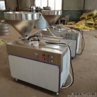 鼎鸿YA-350型 糯米香肠灌肠机 多功能肠类加工设备 气动双管灌肠机图4