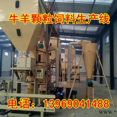华祥 山东牛羊饲料加工颗粒成套设备，牛羊草饲料颗粒生产线，秸秆饲料颗粒成套设备图2