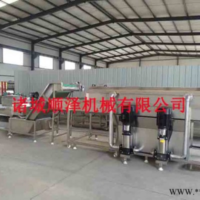 玉米清洗机 玉米漂烫机 玉米蒸箱 玉米加工成套设备 顺泽直销图2
