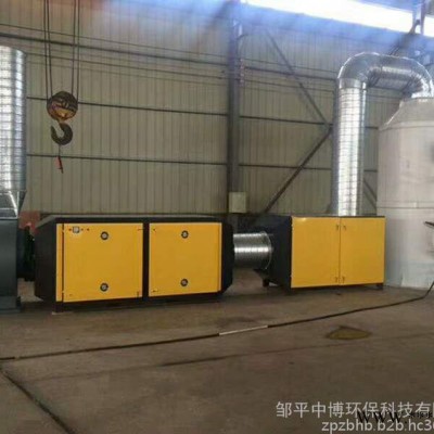 uv光氧催化燃烧废气处理设备，水产畜牧加工厂异味净化图4