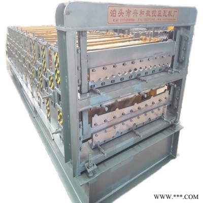 兴和840/900/850 三层压瓦机 全自动三层彩钢板加工设备价格图3