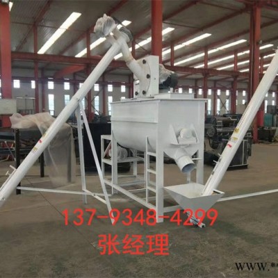 贵州地区供应猪饲料加工设备 饲料粉碎搅拌加工机组 畜禽浓缩料加工设备 上门安装图3