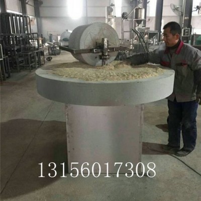 现林石磨 电动玉米面石磨机 面粉加工设备 小麦磨面机 出麸皮打粉机图8