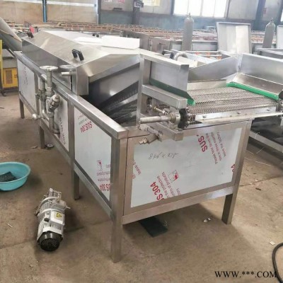 鼎鸿SJ-3000型 大豆漂烫蒸煮机 海蛎子漂烫杀青流水线 红菇漂烫加工设备图1