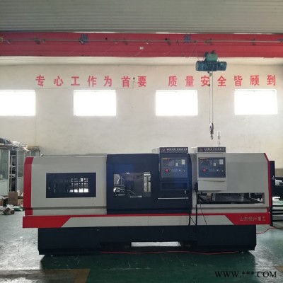 皮带机托辊轴加工设备 恒兴  数控卧式车床 精密小型数控车床 价格面议图4