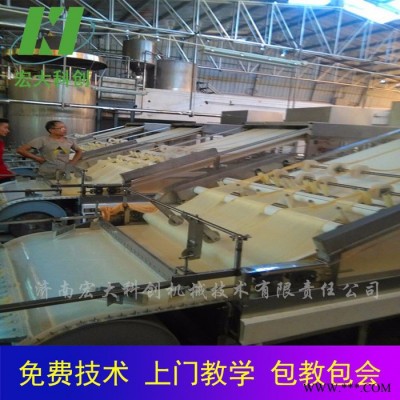 **大型腐竹加工设备 宏大新型自动腐竹油皮机 不锈钢材质产量大 全自动腐竹机生产线适合大型腐竹加工厂设备图6