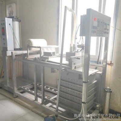 黄豆加工豆腐皮机 中科仿手工豆腐皮机 小型自动折叠设备图2