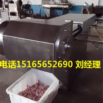 大型薄冻肉板切块机、 冻鱼盘切块破碎机 冻鱼盘破碎机 冻肉切块机  水产加工设备图4
