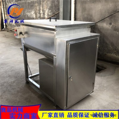 自动香肠拌馅机 双绞笼拌馅机 全自动肉丸拌馅机睿译机械肉制品加工设备拌馅机图3