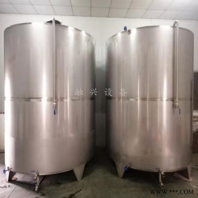 山西不锈钢酒罐加工定做 卧式不锈钢罐 酒厂用酿造设备 盘管加热搅拌罐价格图2