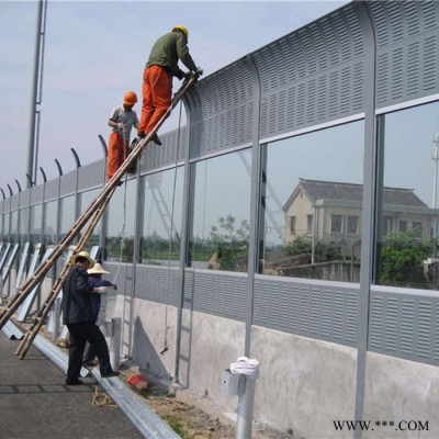 瑞奥 声屏障隔音墙 城市公路音屏墙 设备隔音板  加工定制图3