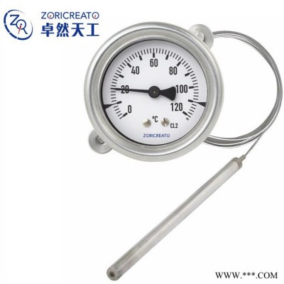 ZORICREATO/卓然天工 北京厂家 TWD 压力式温度计 测温范围较广 设备加工中心不锈钢压力温度计图4