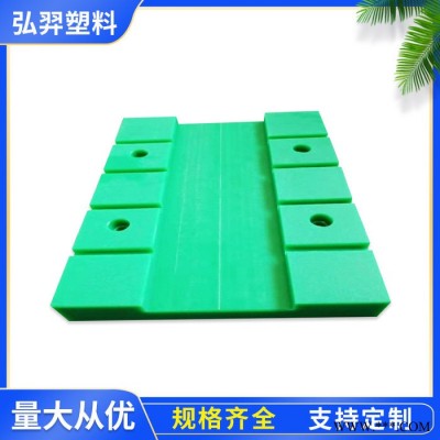 弘羿雕刻加工聚乙烯耐磨配件 高分子聚乙烯异形件 机械设备用高分子异形件耐磨滑块图4
