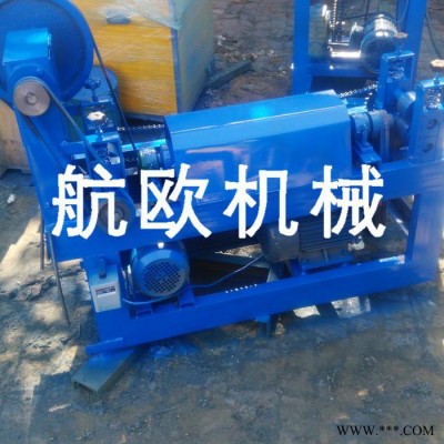 航欧 废旧钢筋调直机 小型钢筋拉直设备 盘圆切断机 钢筋除锈设备 切断再次使用加工图4