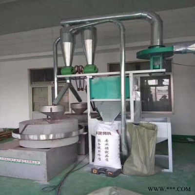 现林石磨XLSM-100 石磨面粉加工设备 小型家用石磨  电动面粉石磨机 杂粮石磨机  机组  小磨香油流水线设备图7
