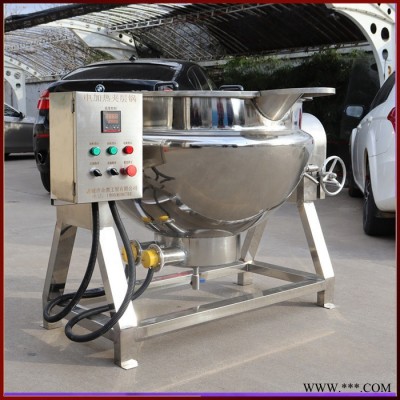 电加热酱料加工夹层锅 中药膏浓缩锅 煮豆浆做豆腐设备型号齐全图3