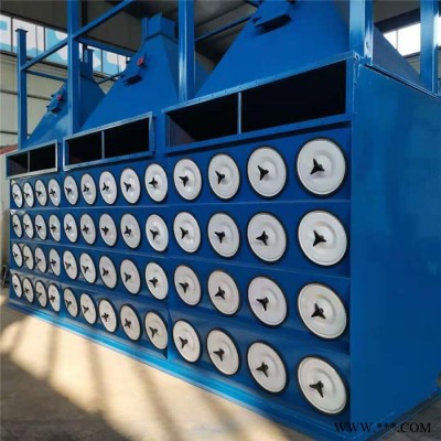 柜式移动滤筒除尘器 小型滤芯除尘设备加工 工业除尘滤筒  欣千环保   厂家发货   质量可靠图2