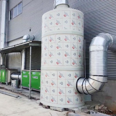 世纪奥瑞 加工定制 喷淋废气处理设备 废气洗涤塔 酸雾吸收塔 脱硫塔图4