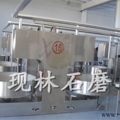 现林** 小磨香油成套设备 电动晃油机香油石磨加工芝麻香油图4