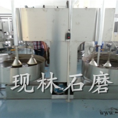 现林** 小磨香油成套设备 电动晃油机香油石磨加工芝麻香油图2
