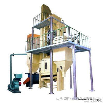 山东双鹤机械供应菏泽饲料成套加工设备 养殖场和饲料厂用的畜禽饲料生产线 时产1-10吨 免费设计上门安装图6