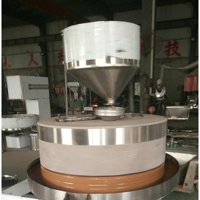 现林石磨厂家 小磨香油成套设备 电动晃油机香油石磨加工芝麻香油图4