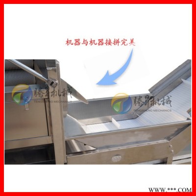 腾昇果蔬加工生产线 2018新研发球根茎清洗切片切丝切丁生产线 新款净菜设备图5