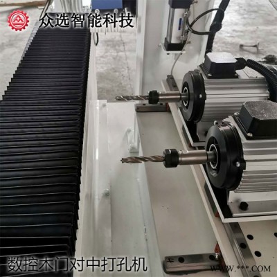 众选 ZX8160定尺断料打孔机 生产加工木门设备图2