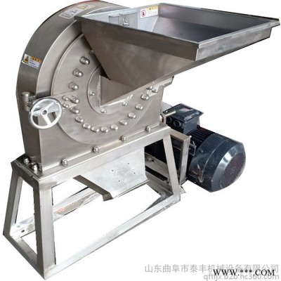 泰丰干湿大米玉米粉碎机 糜子面加工磨粉设备大型铸铁齿盘粉碎机图6