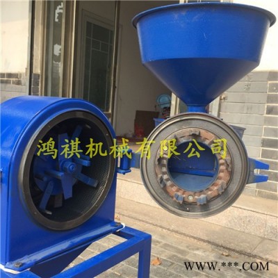 鸿祺 精细面粉加工设备 小型磨面机 家用小型磨面磨粉磨浆机图4