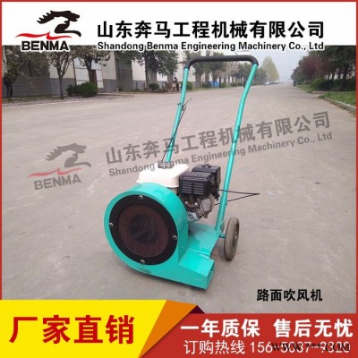 奔马马路吹风机混凝土裂缝吹风机厂家汽油手推吹风机环卫吹路边灰尘落叶吹风机图2