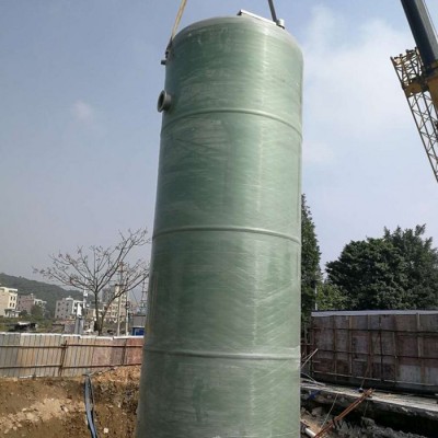 昌仁 一体化泵站  预制泵站  污水处理设备  玻璃钢筒体代加工图4