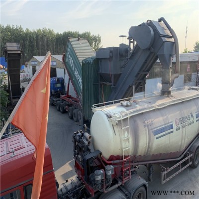 移动粉煤灰掏箱设备 集装箱卸灰机 清灰吸料机价格 加工定制图6