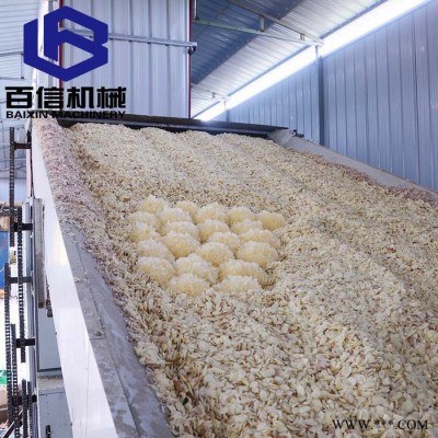 大蒜烘干机    网带蒜片干燥机 蒜片烘干加工设备生产线 大型多层连续式烘干设备图3