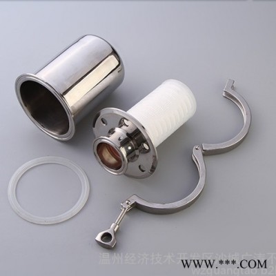 广涛FX001 厂家供应卫生级呼吸器 不锈钢空气过滤器 不锈钢流体设备加工 材质不锈钢304/316图3