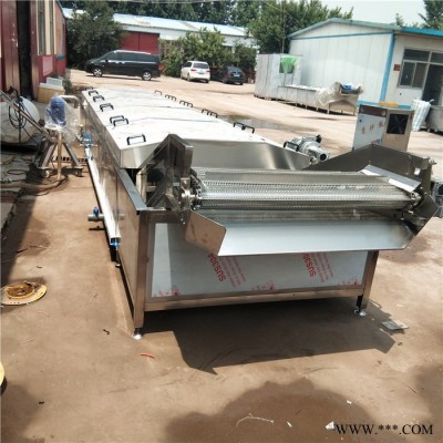 鼎鸿SJ-3000型 玉米漂烫机 香菇漂烫杀青流水线 竹笋漂烫加工全套设备图4