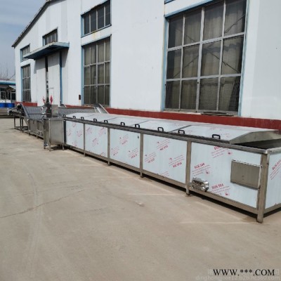 鼎鸿SJ-3000型 玉米漂烫机 香菇漂烫杀青流水线 竹笋漂烫加工全套设备图3