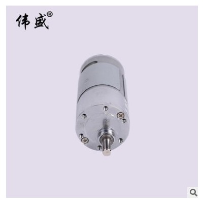 37GB555R微型永磁直流齿轮减速电机15W12V24V有刷正反调速马达图3
