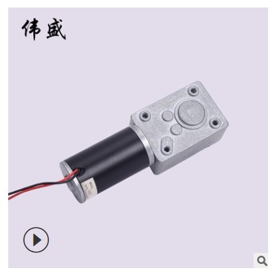 厂家批发涡轮蜗杆减速微型电动机 供应永磁直流减速涡轮蜗杆图3